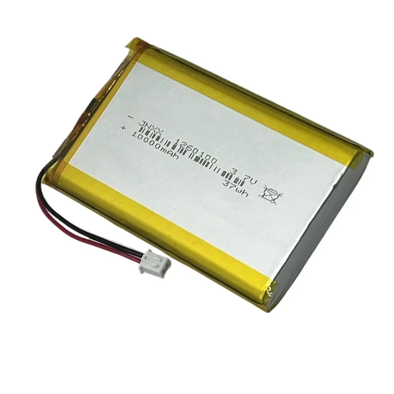 3.7V 10000mAh Oplaadbare Batterij 1260100 Lithium Ion Polymeer Lithium Batterij Voor Solar Light Power Bank Radio GPS