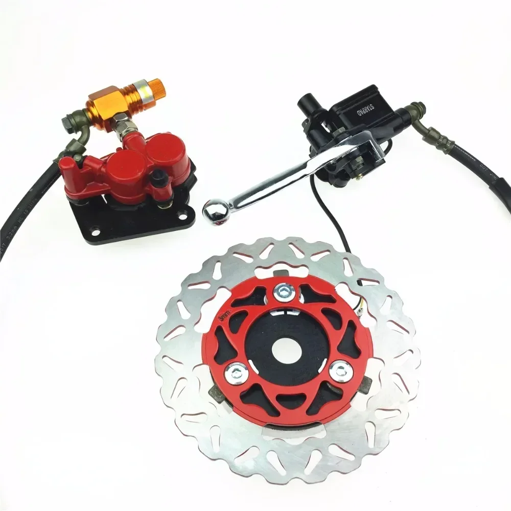 For Electric Vehicle Disc Brake Parts 110 Drum Brake To Change Disc Brake Shaft ABS Double Piston Three Wheeled Electric Vehicle