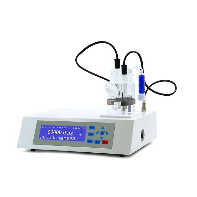 Chemical Pharmaceutical Battery Water Content Analyzer Moisture Tester Karl Fischer Coulometer