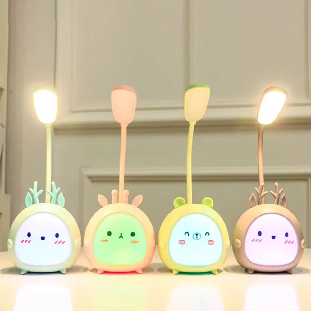 Portable Foldable Night Light 360 ° Adjustable 3 Lighting Modes Student Bedroom Dormitory Reading Lamp