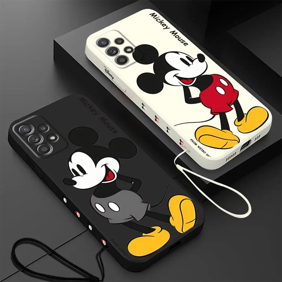 Disney Mickey Mouse Cute Phone Case for Samsung Galaxy A11 A22 A12 A13 A21s A15 A53 A33 A34 A42 A25 A32 A23 A24 A14 A52 A54 5G image 5