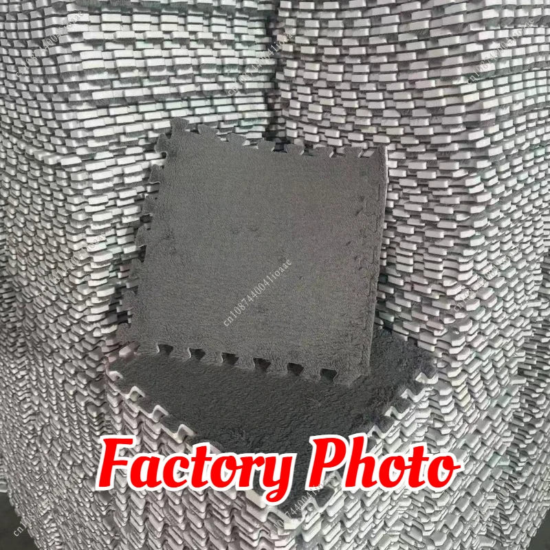 10/15/30 Stück Reine Graue Schaumstoffmatte 30x30x1CM Plüschige Ineinandergreifende Bodenmatte Dekorativer Teppich für Vermietung und Hausrenovierung Ganzjährig Nutzbar