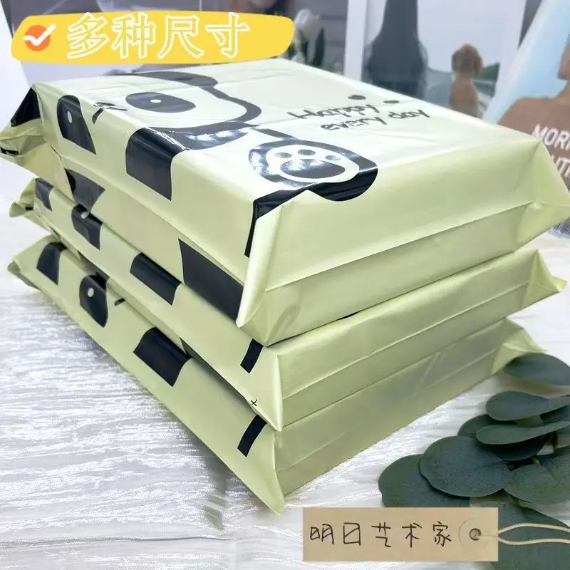 10pcs Cartoon Panda Express Mailers Envelope Courier Bags Delivery Package Sealing Plastic Self Adhesive Shipping Pouch