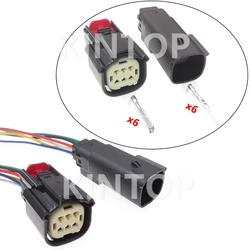 1 Set 6 Pins 33482-0601 Auto Waterproof Connector For Ford Mondeo 33472-0601 Car Taillight Wiring Harness Socket AC Assembly