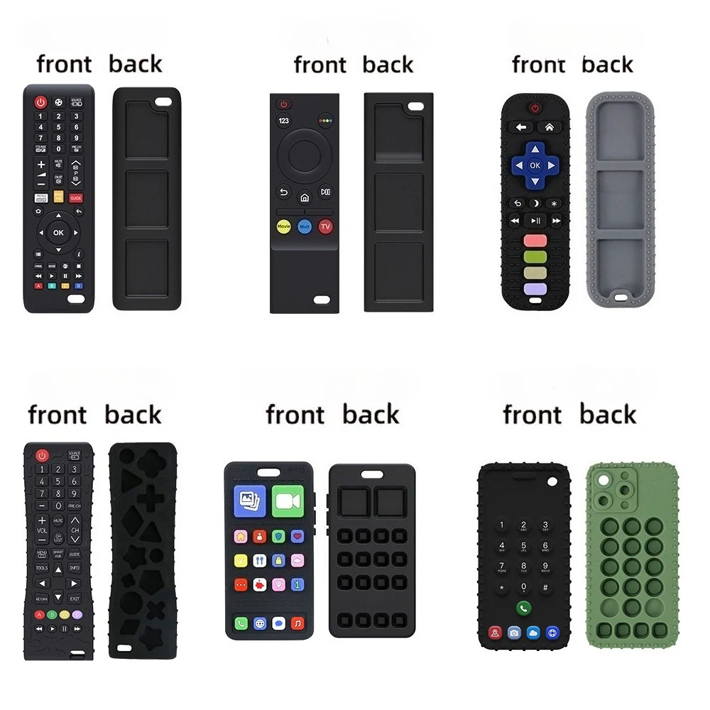 

Кольцо для прорезывания зубов, детский пищевой прорезыватель с дистанционным управлением, кольцо для укуса ребенка, сценическая палочка для прорезывания зубов, детская силиконовая игрушка