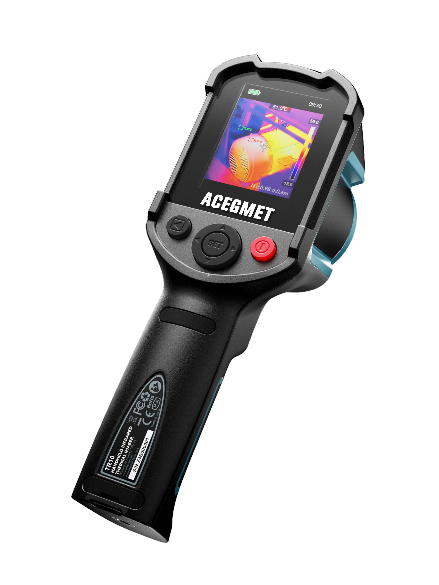 TR10 Thermal Imager with Powerful Rechargeable Battery Cable To Any PC in Real-time Thermal Camera