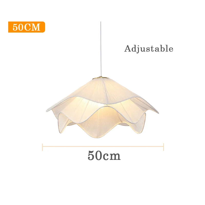 LED E27 hanglamp creatieve bloem moderne hanglamp warme lichten stoffen stijl kamer slaapkamer restaurant home decor kroonluchter