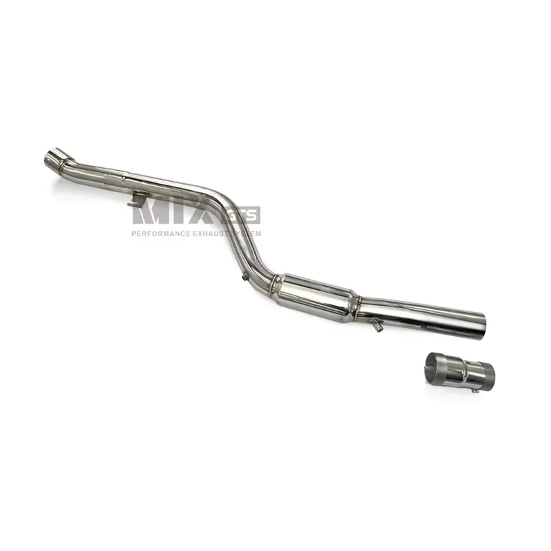 304 stainless steel mid section exhaust suitable for BMW X3 X4 2.0T car exhaust system modification muffler