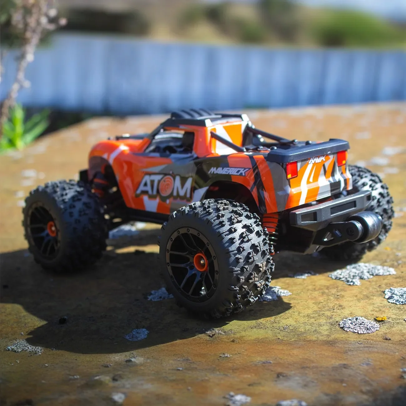 HPI Racing 1/18 Maverick ATOM 380 Brushed 4WD RTR RC Electric Remote Control Model Monster Truck Car Adults Children Toys