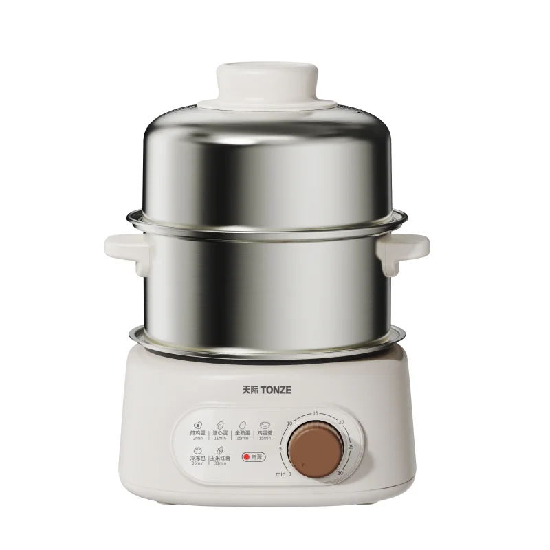 

TONZE Electric Egg Cooker With Steamer Tray 7 Eggs Capacity Egg Boiler