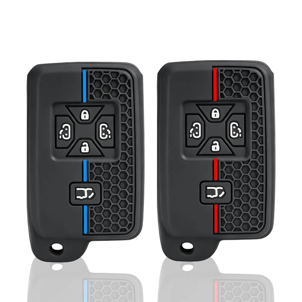 5 Buttons Silicone Car Key Cover Case Shell Fob Holder Protector for Toyota Noah Tarago Mark X Yaris Estima RAV4 Voxy Corolla