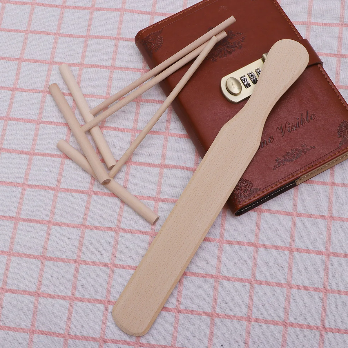 

10pcs Crepe Spreader Set Crepe Spreader Spatula Set Wood Safe Pans Ceramic Dishware Lightweight Kitchen Tool