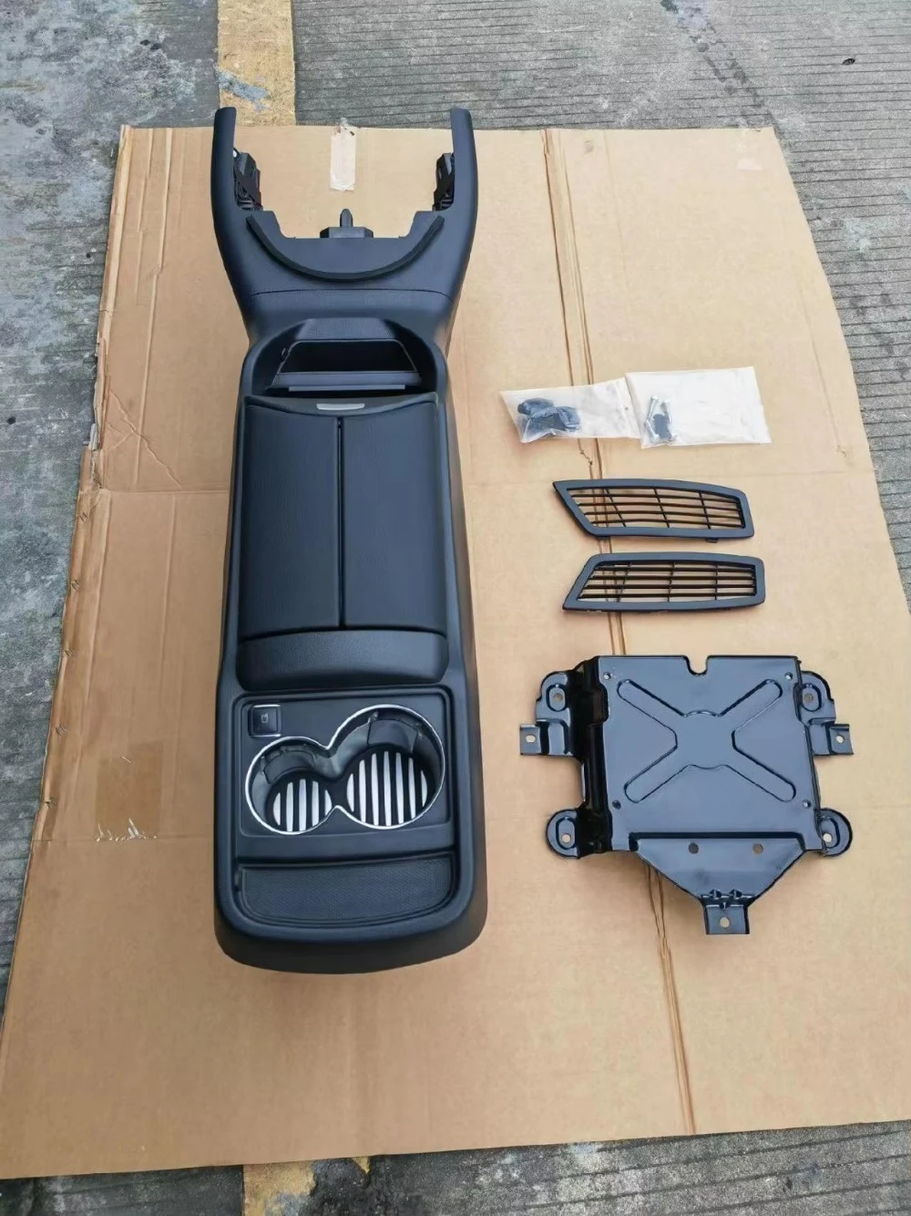 Van Interior Accessories Conversion Van Front Center Console Armrest Box  Console Armrest