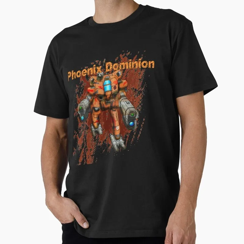 The War Between Military Means In 31St Century Gift T shirt Battletech Game Phoenix Dominion Marauder Rave Acid All Size Tops