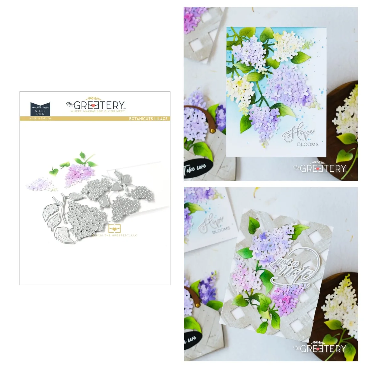 New Lilacs Flower Metal Cutting Dies for Decorating Scrapbook Diy Paper Card Album Mould Embossing Craft 2024 New Arrivals