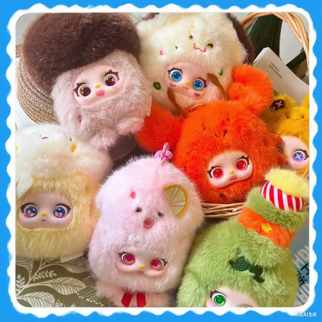 

Xivo милые укусы ночной рынок виниловая плюшевая слепая коробка мультяшная кукла брелок сумка кулон модная игрушка орнамент креативный подарок-сюрприз