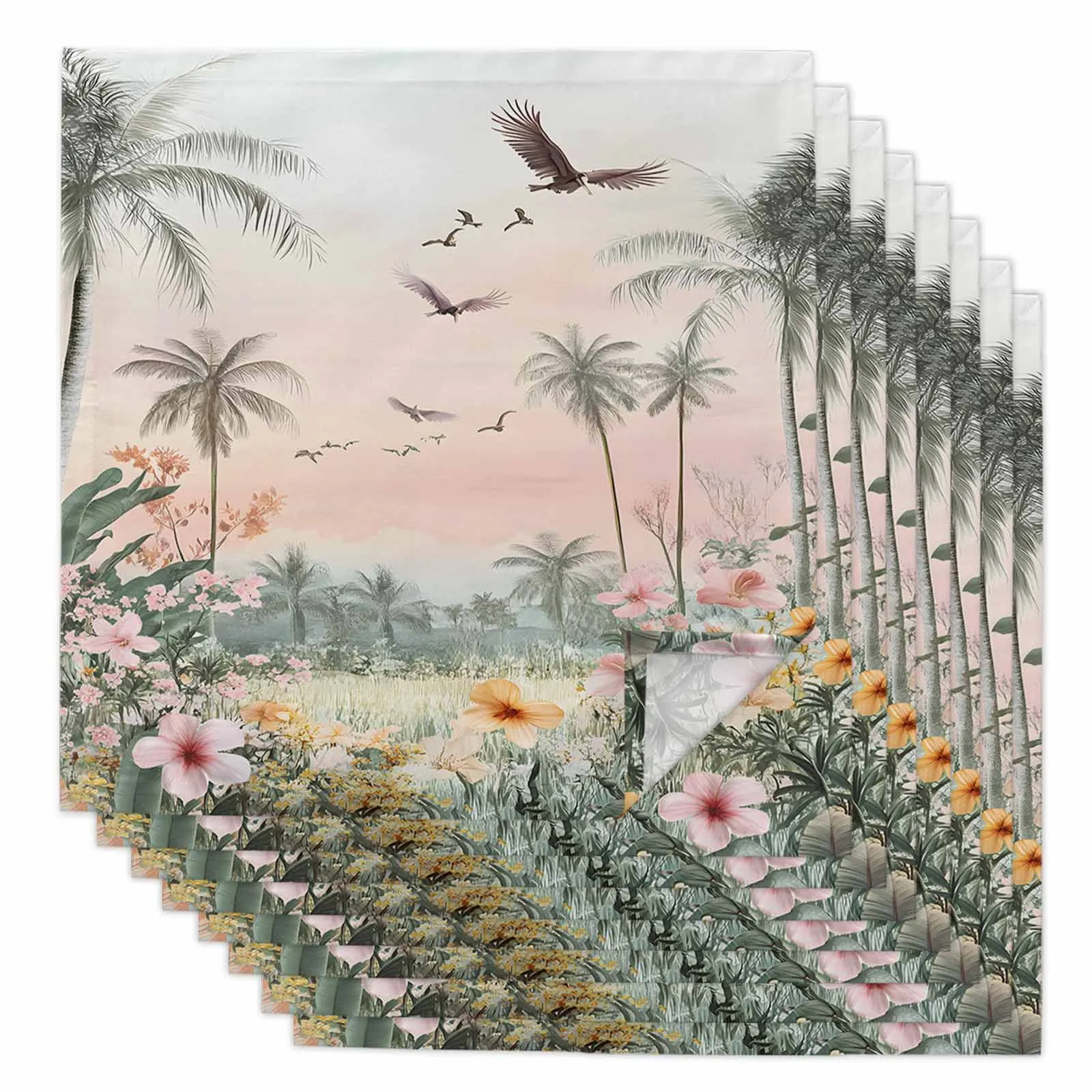 

Ретро на открытом воздухе пейзаж настольные салфетки набор тканей кухонный ужин чайные полотенца коврик для стола свадебный декор салфетка