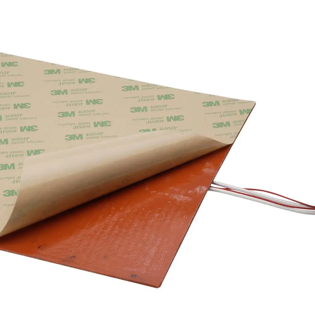 Almohadilla calefactora de silicona para impresora 3D, cama calefactora de silicona de 220V y 200W