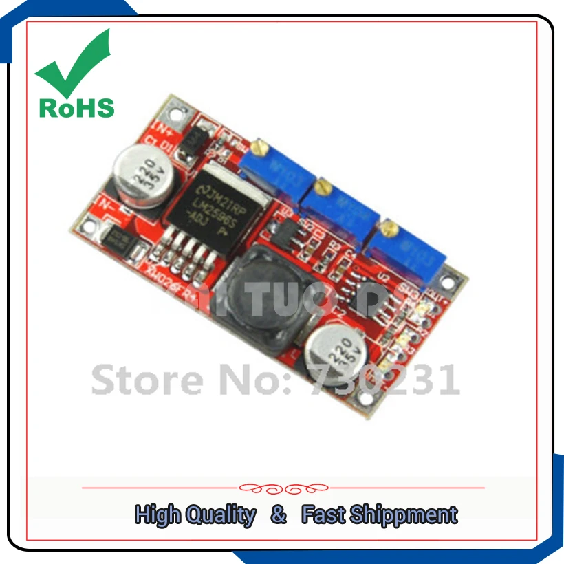 1Pcs Adjustable LM2596s DC-DC Step-down CC/CV Power Supply Module + LED Driver module