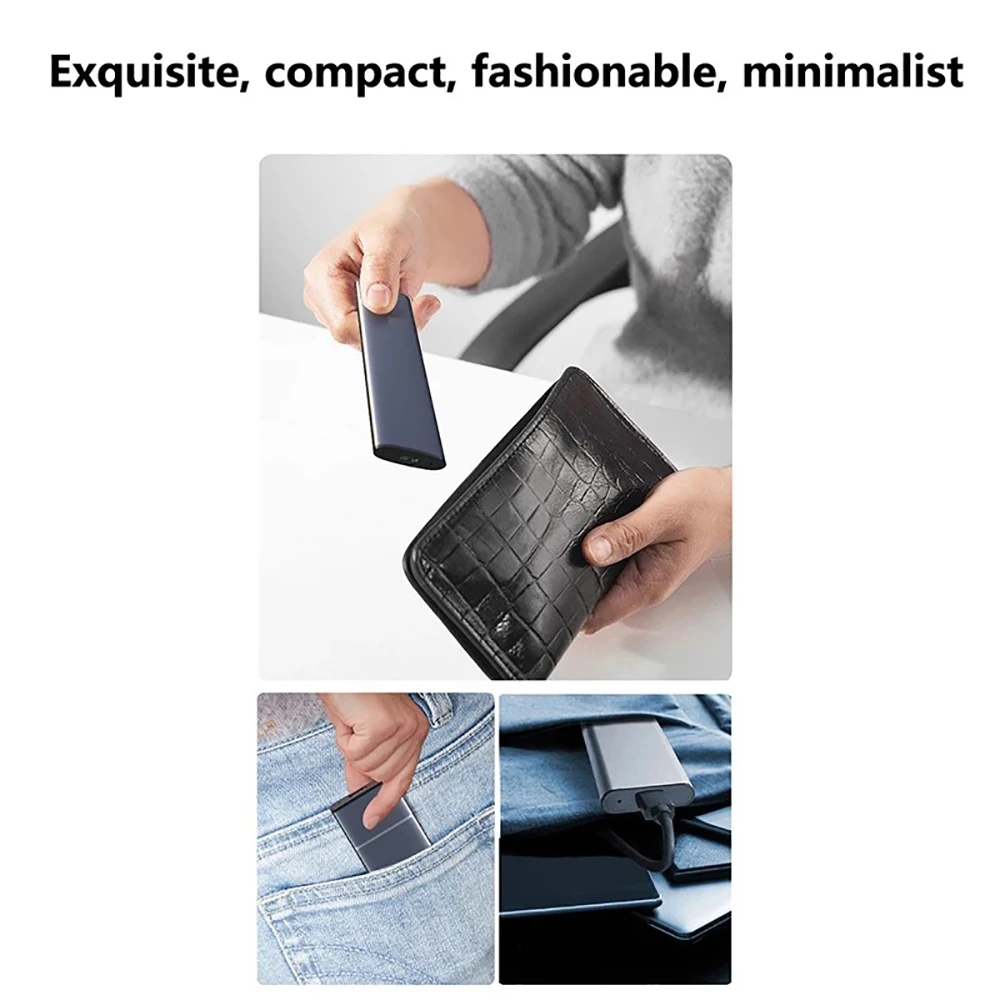 M.2 SSD Enclosure Dual Protocol NVME/NGFF SATA SSD USB 3.1 Type C 10Gbps Mobile Hard Disk Case For NVMe M.2 SSD M Key/B+M Key