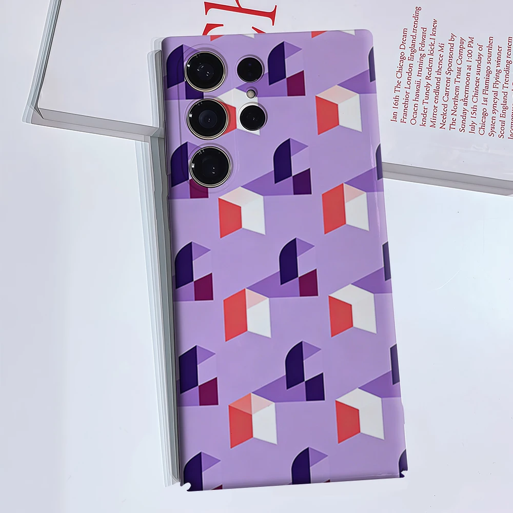 Playful Animal Stripe Phone Case for Samsung Galaxy S26 S25 Ultra S24 S23 Ultra Plus Glossy Double-layer Back Cover