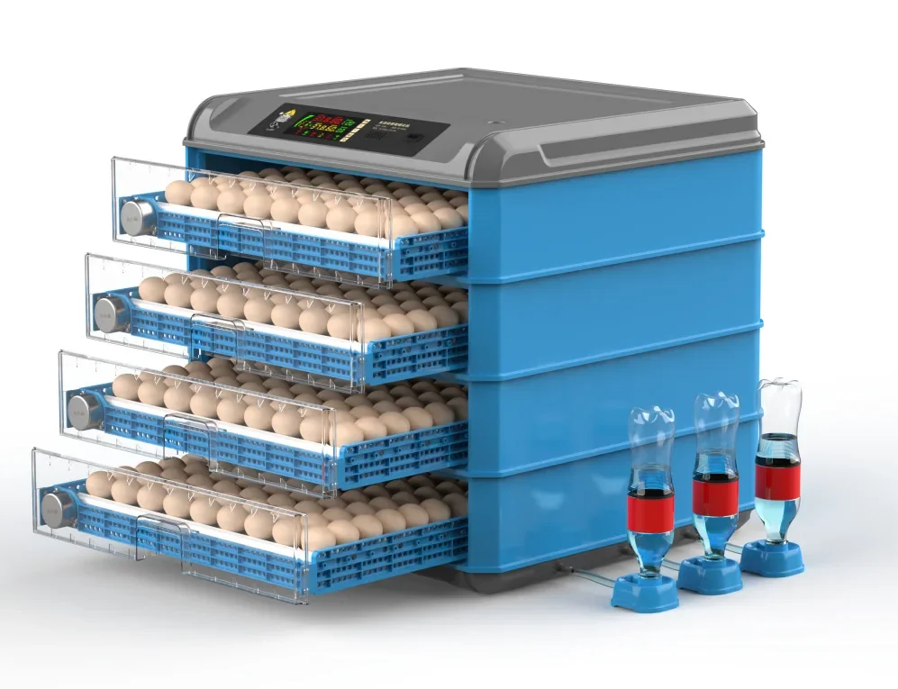 CHKJ for    Strosen Dual Power Roller Egg Tray Incubator Commercial Chicken Egg Hatching Machine Automatic Hatcher 400 392 Eggs