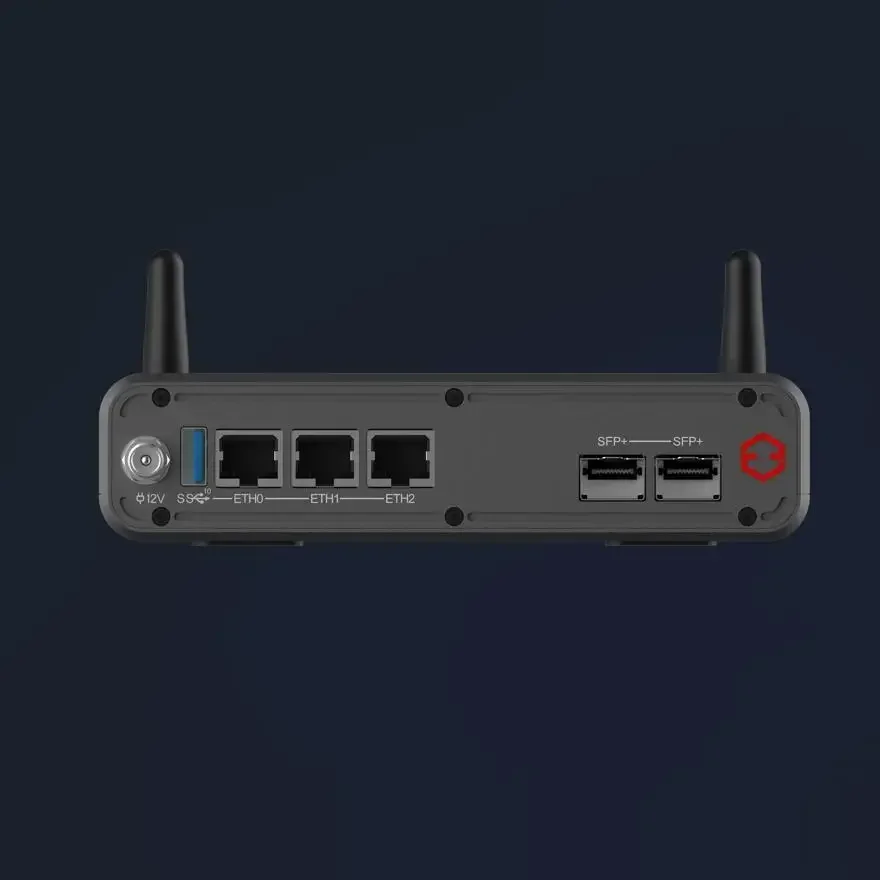 R86S FLN100 Fanless 12th Generation Processor Dual 10G and 3 2.5G Multi Port 10G R86S Mini Hosts