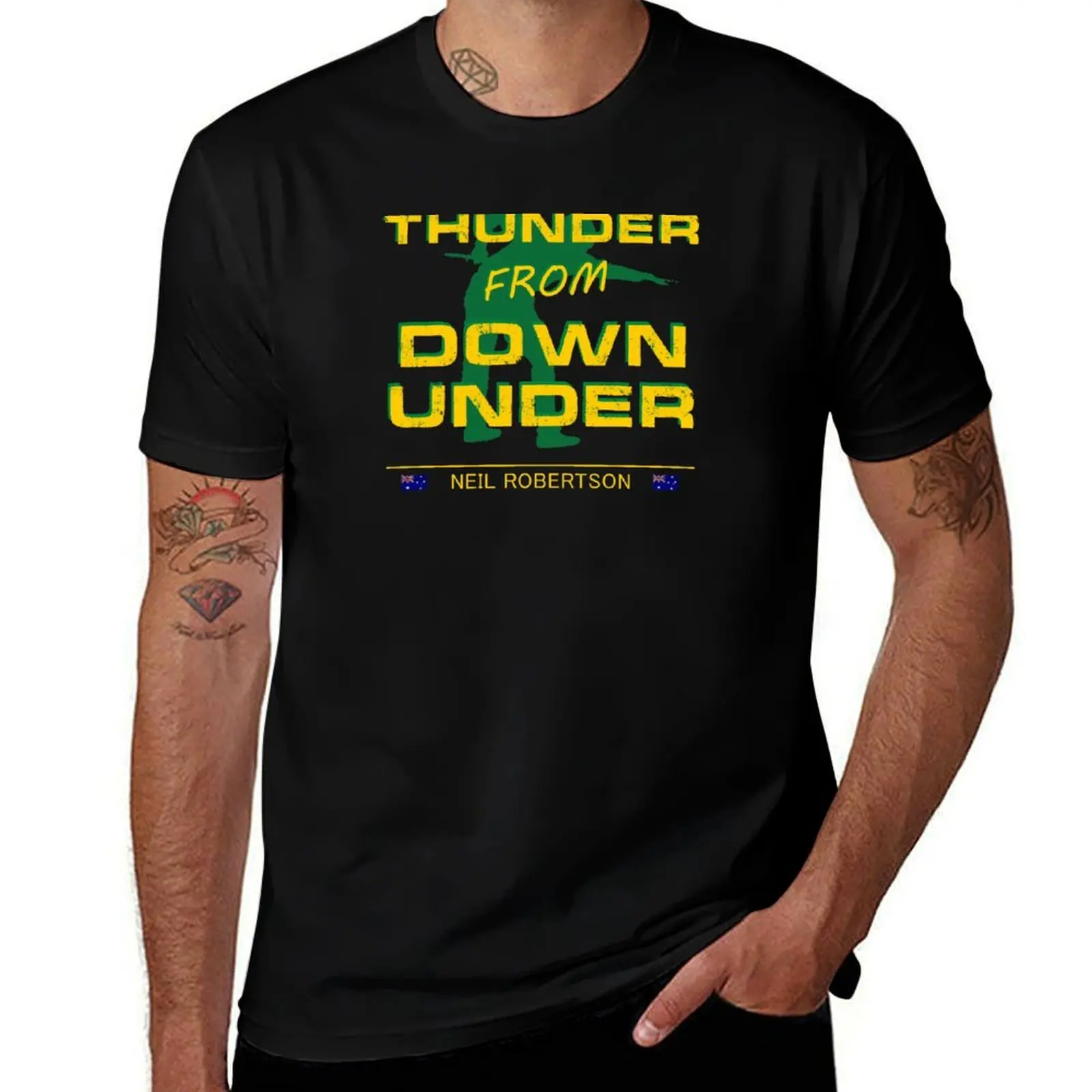 Thunder From Down Under Neil Robertson T-Shirt Sporty Breathable Short Sleeve T-Shirt