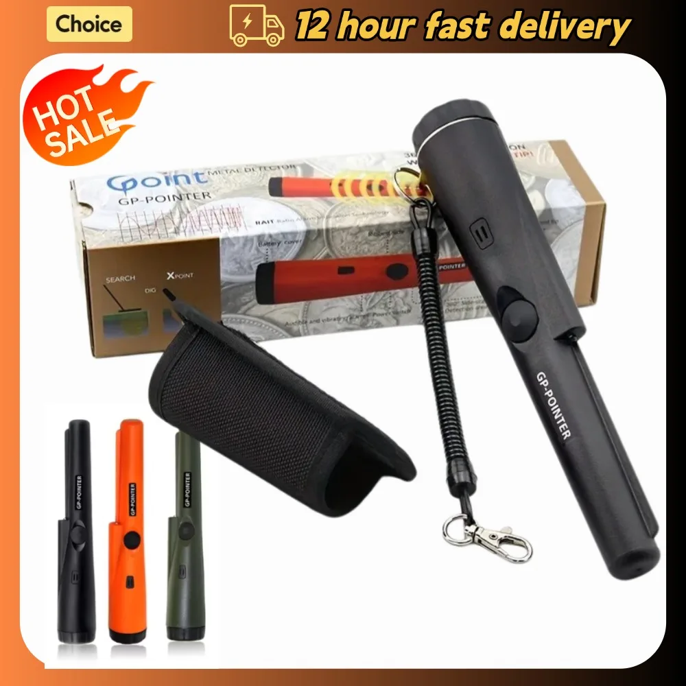 Metal Detector High-precision Hand-held Positioning Rod Outdoor Detector Underground Treasure Hunter Waterproof 360 Degree Scan