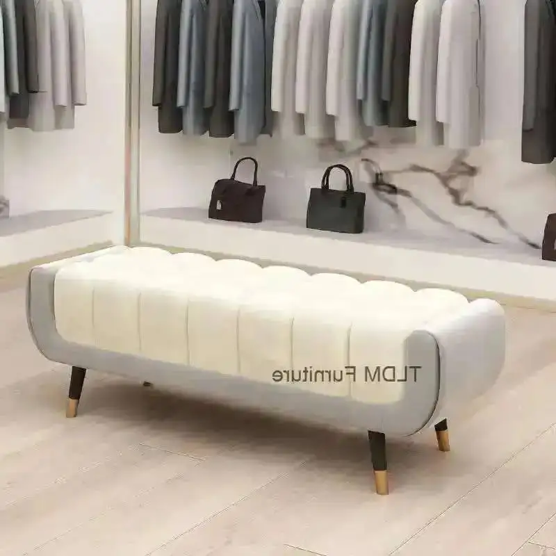 Hallway Shoes Bench Comfortable Modern Shoe Changing Stool Italian Cambiar Taburete De Zapatos Living Room Furniture Entrance