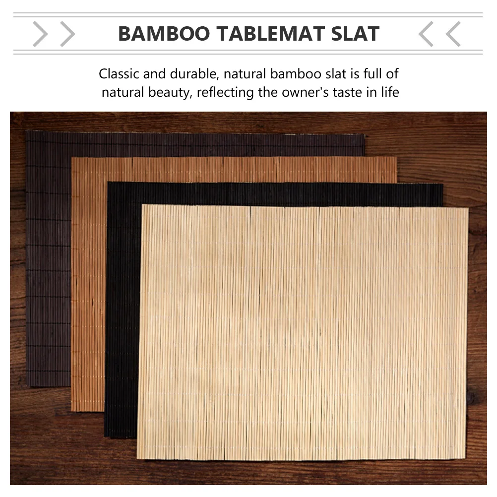 

Bamboo Slat Photography Backdrop Bamboo Slat for Tea Ceremony Display Pad Home Video Photo Decoration