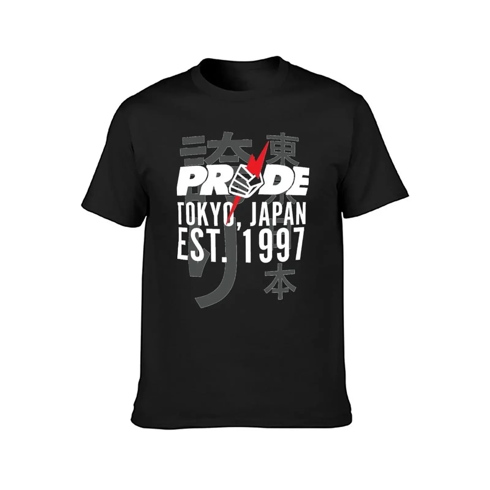 Pride FC Tokyo 1997 T-Shirt vintage summer tops compression shirt men