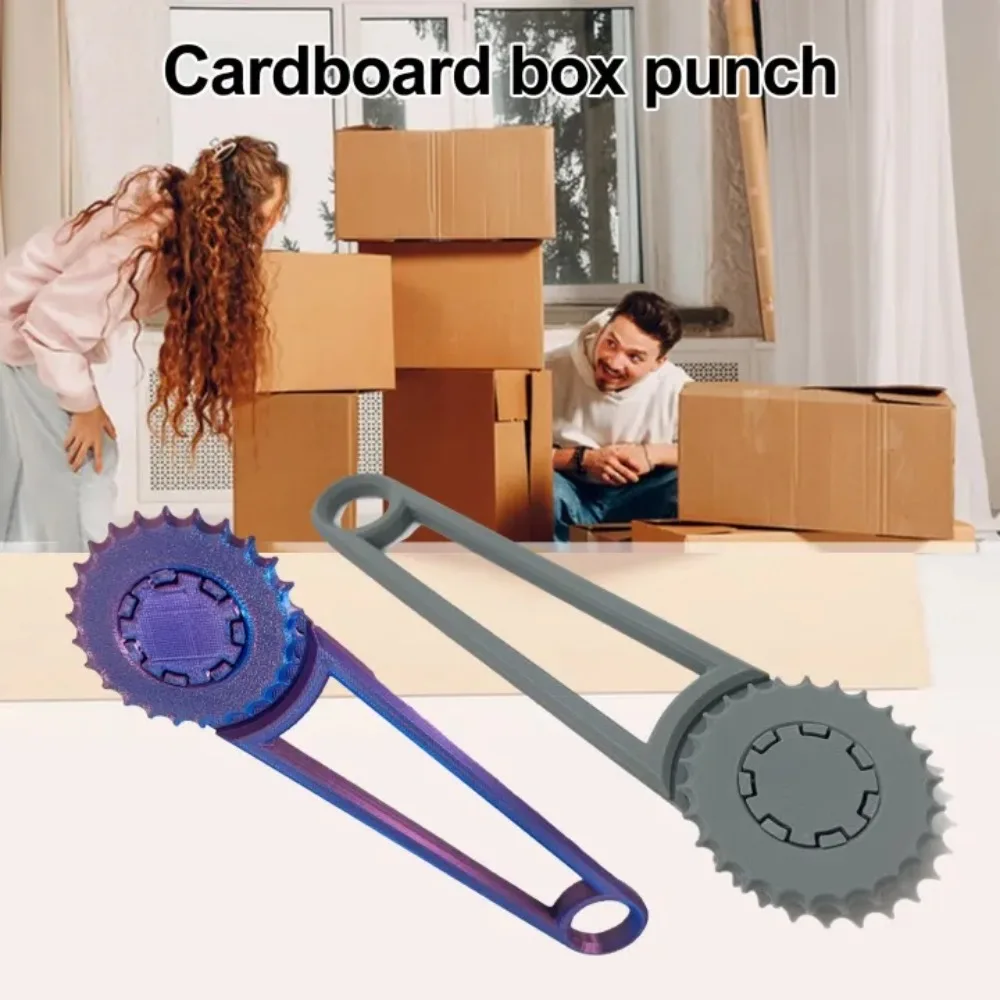 New Cardboard Box Punch Tool - Duty Paper Hole Puncher for Home DIY Craft Carton Punching Machine Handheld Box Resizer Tool