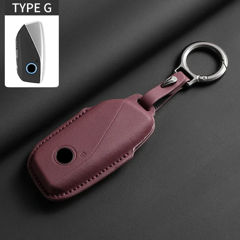 Car Key Case Cover for BMW 7 Series 735i 740Li X7 X1 U11 2023 I7 G07 LCI XM X1 X3 G01 X4 G02 X5 F15 F16 M3 M4 F30 Car Key Shell