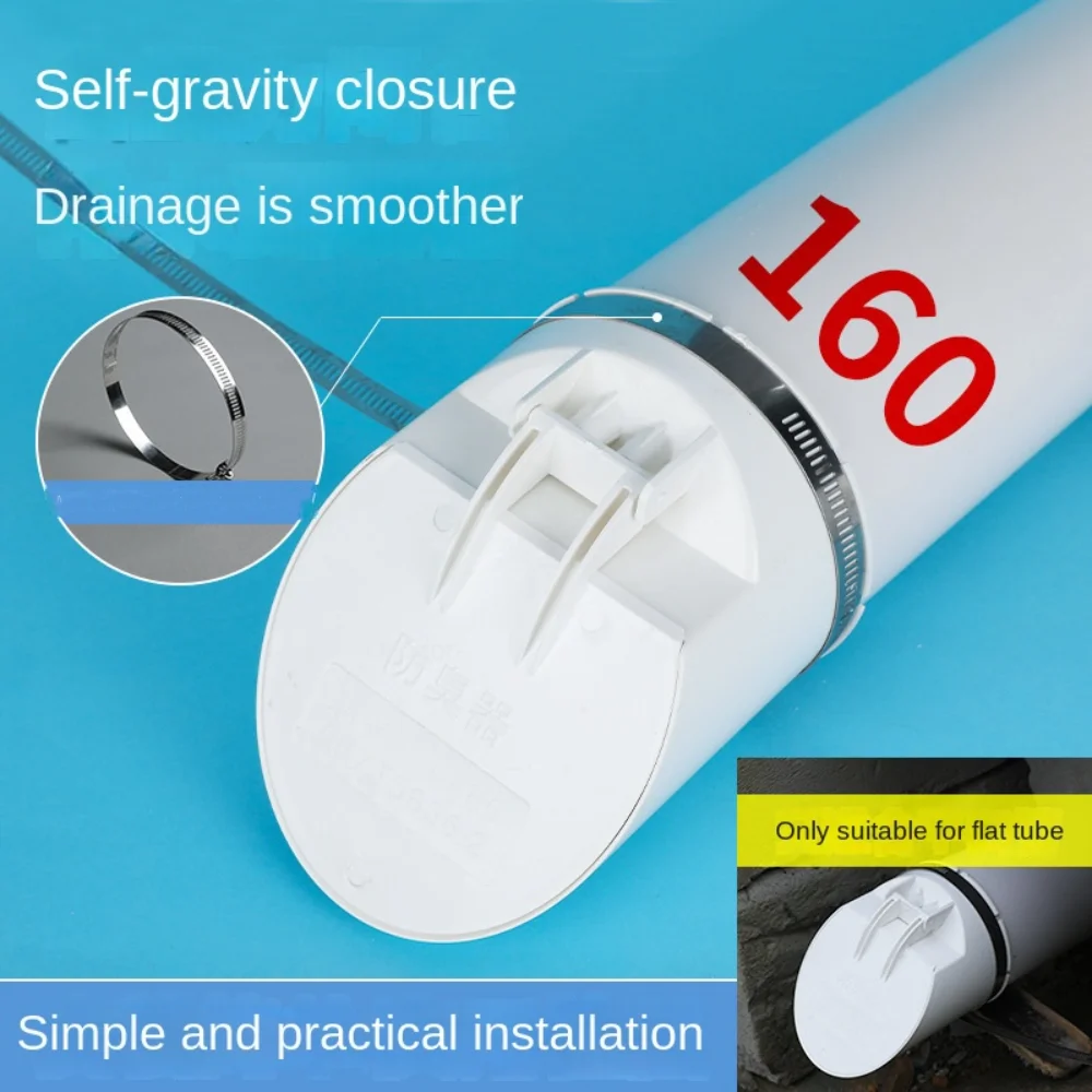 Odor Proof Core Pipe Odor Proof Floor Drain Insect Control Anti Odor Horizontal Pipe Flat Mouthed Tube Rat Prevention