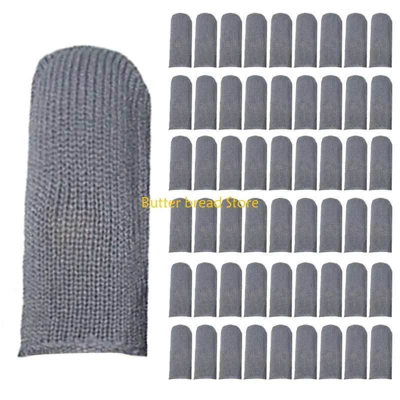 W89C Soft Breathable Finger Guards Sleeves Odorless Design For Food Handling Safety
