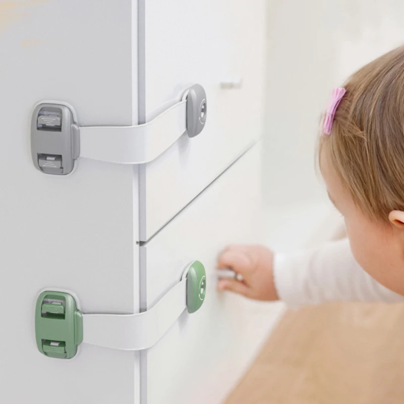 Rotate 360 degrees Child Safety Lock Baby Drawer Refrigerator Lock Baby Safety Home Security Protection Cabinet Anti-pinch