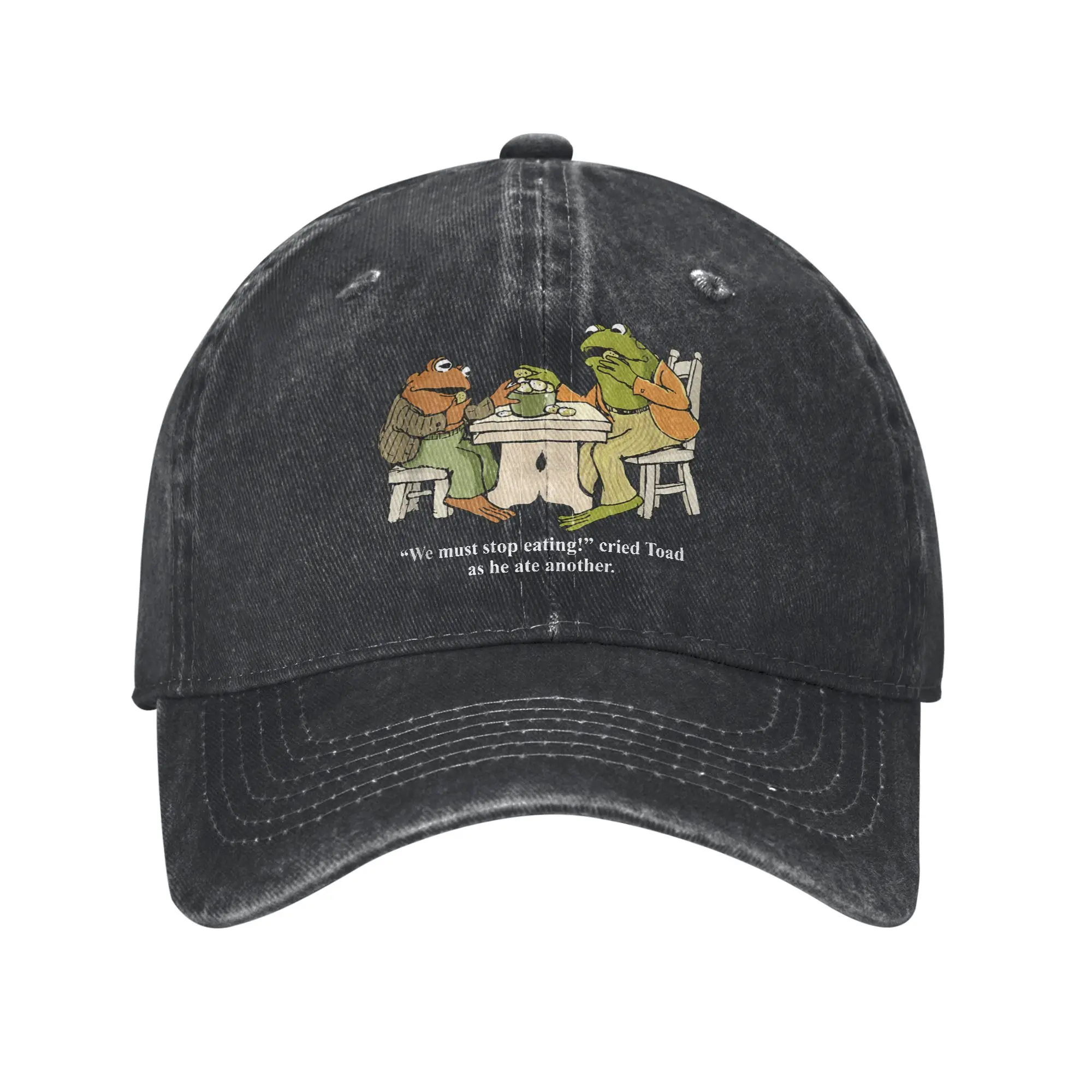 We Must Stop Eating Toad As He Ate Another Frog Casual Baseball Cap For Couple Women Summer  Hunting Camping Hip Hop Hats