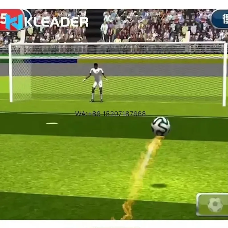 Wmwmnu AR Interactive Projection Football Game Wall Projection System Live Penalty Shot for Football Lovers Holographic
