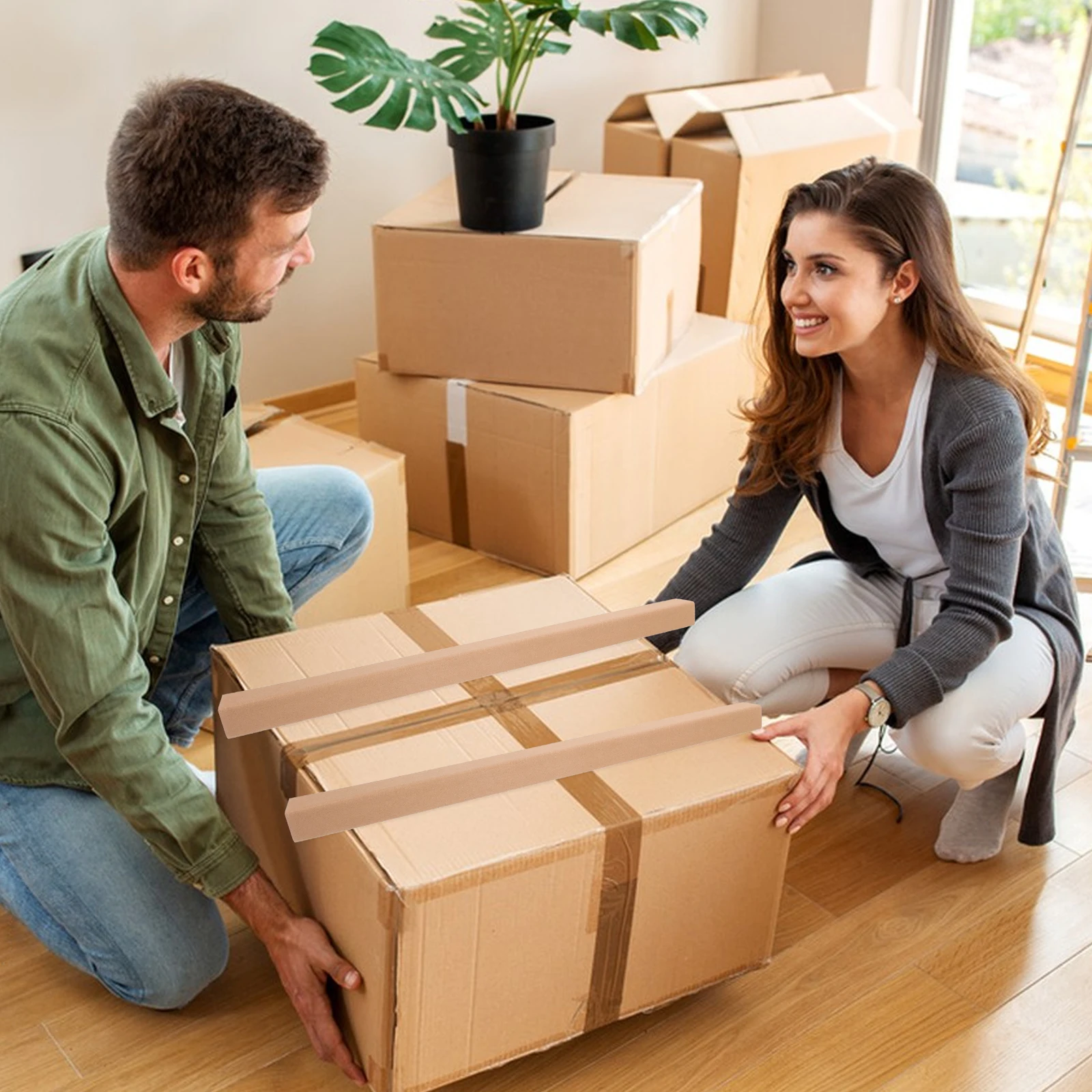 

10Pcs Strong Paper Frame Corner Protectors Practical Shipping Protection for Various Sizes of Items and Furniture