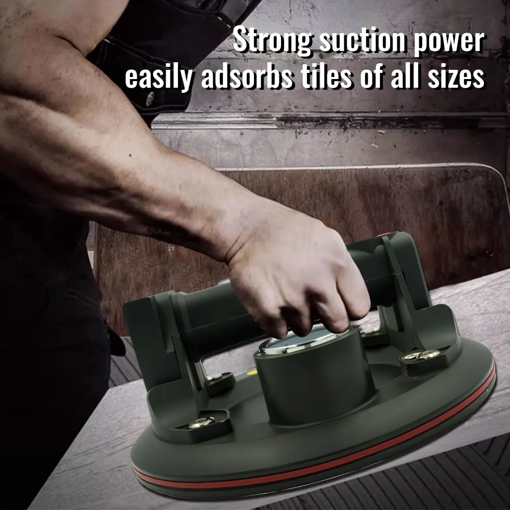 ถ้วยดูดไฟฟ้าขนาด 250 กิโลกรัม ฐานขนาด 8 นิ้ว, หน้าจอแสดงผล LED ใช้สำหรับยกกระเบื้องหินแกรนิตขนาดใหญ่ด้วยโลหะ ปลั๊กแบบ EU