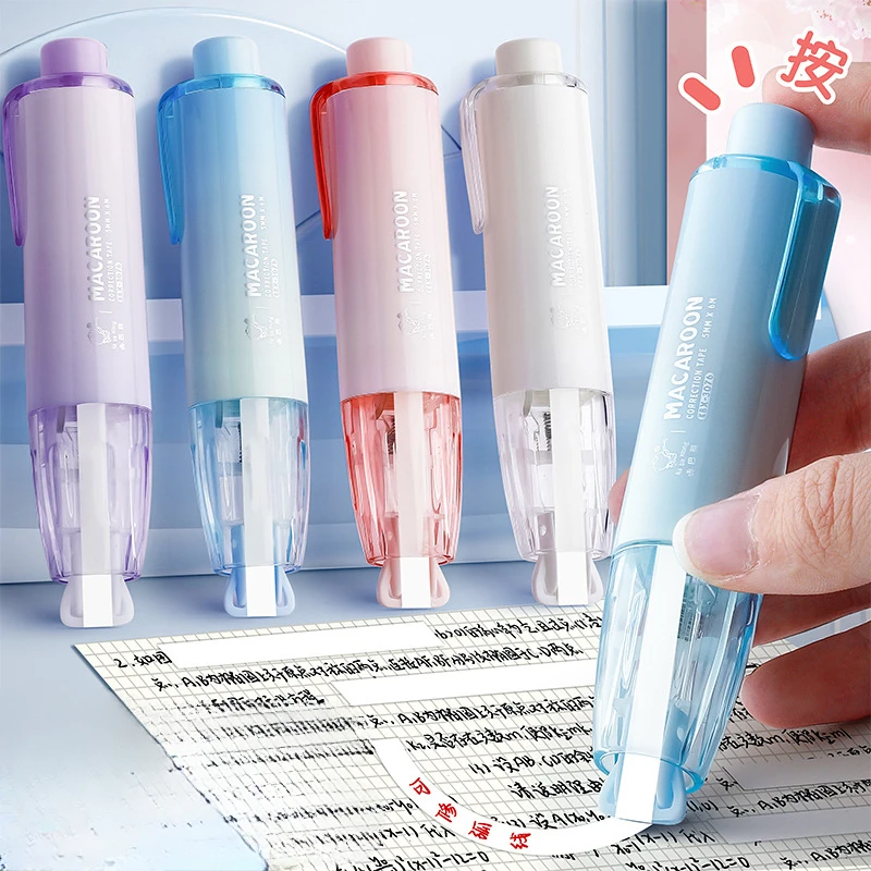 1 Stuk Kawaii Perscorrectie Tape Vervangbaar Vult Witte Corrector Band Student Schattig Briefpapier Terug Naar Schoolbenodigdheden