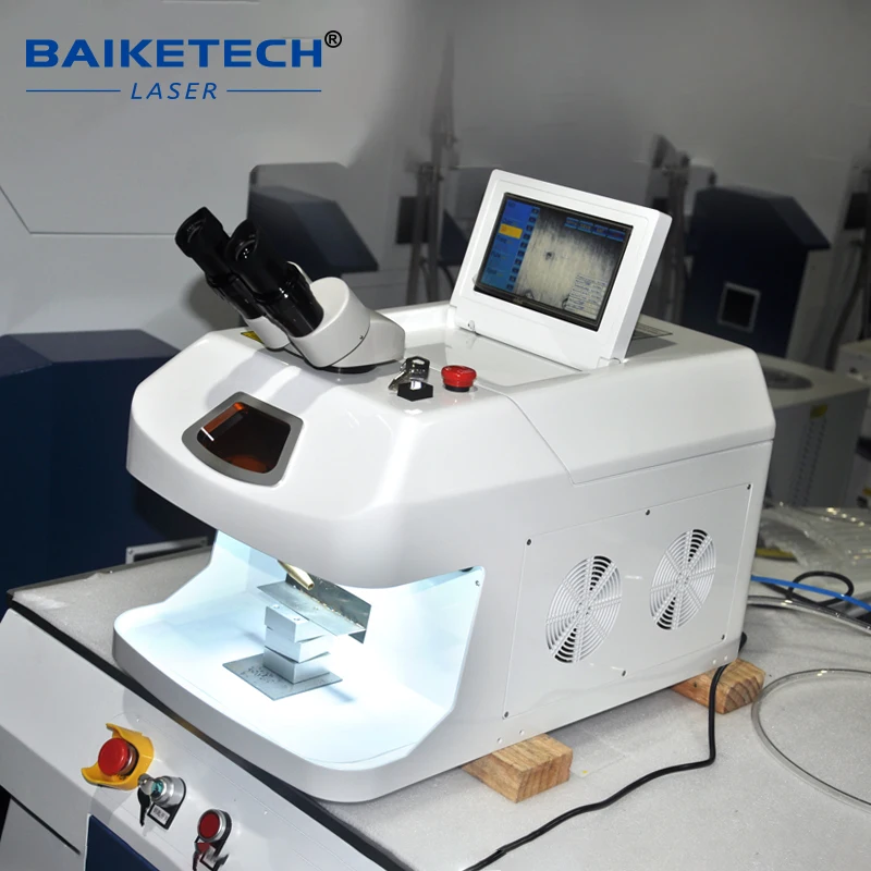 60W Jewelery YAG Laser Spot Soldering Welder Jewelry Portable Laser Welding Machine for Prong setting reinforcement