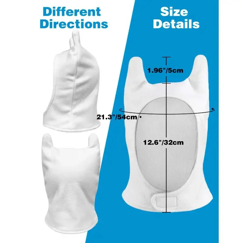 COSAnime Cosplay Finn Hat Backpack Cute White Bunny Ears Easter Costume Halloween Accessory view 4