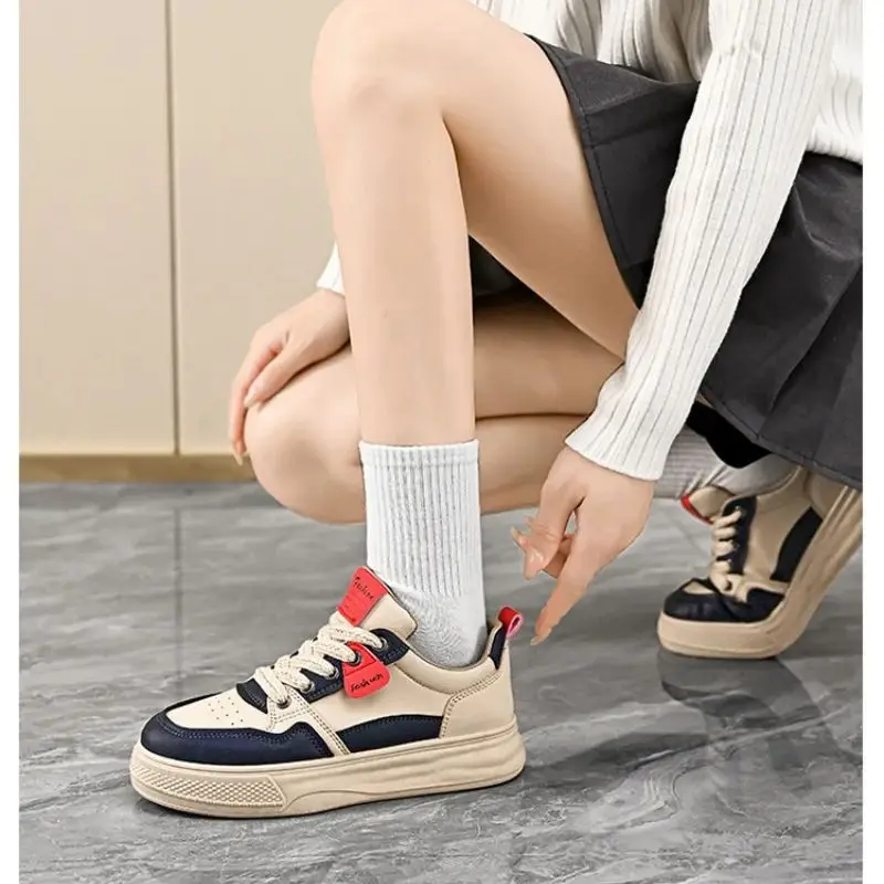 

Thick-Soled Jogging Sports Shoes for Women Versatile Fashionable Casual Middle-Aged And Young People Footwear