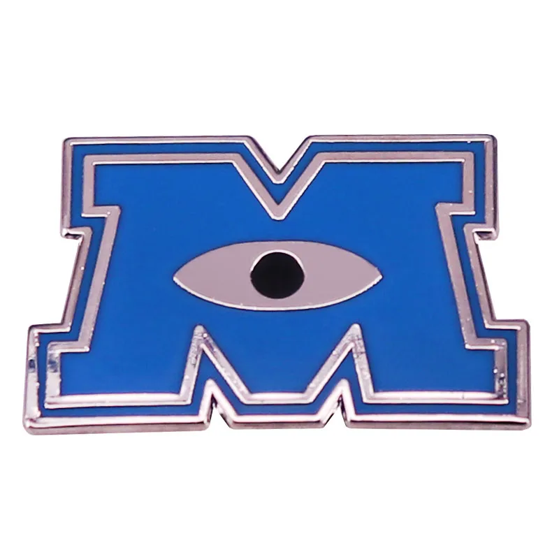 MonstersXInc insignia de película animada, insignia con logotipo esmaltado, Fantasy Adventure