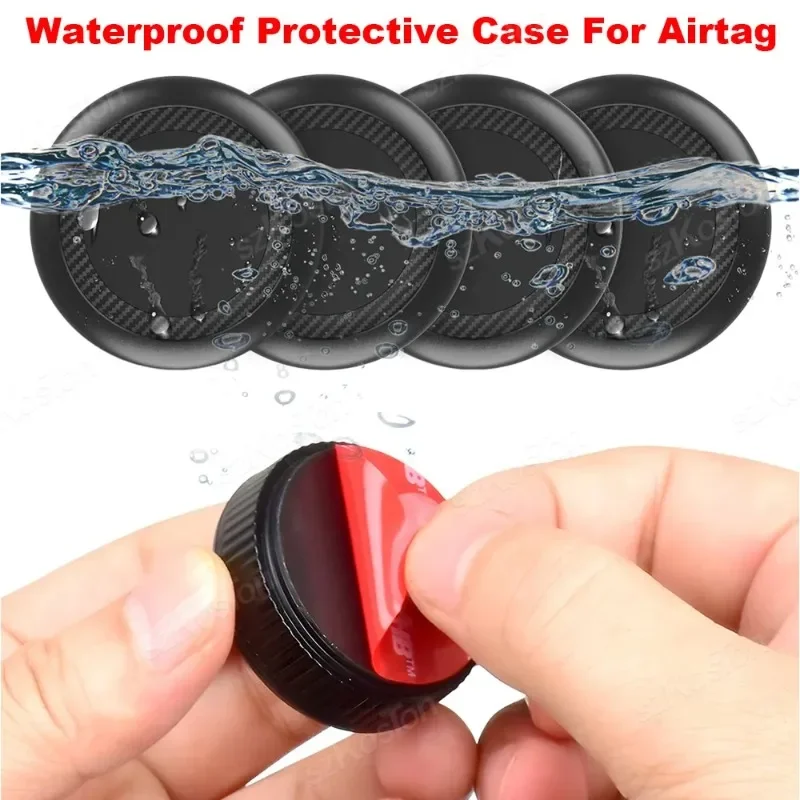 

For Apple AirTag Locator， Waterproof Adhesive Case， Sticky Holder suits Bike Camera Luggage Gear