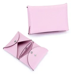 Women Fashion Goose Paw Pattern Leather Card Holder Coin Purse Luxury Brand Design Credit Card Wallet Bifold Business Card Case