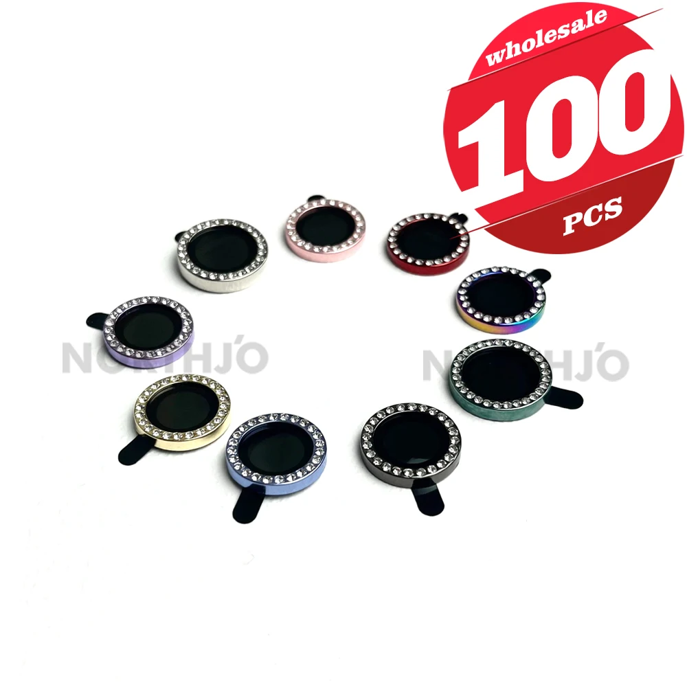 واقي عدسة كاميرا معدني ماسي ، زجاج واقٍ لهاتف أيفون 11 ، 12 ، 13 برو ماكس ، ميني ، 15 برو ماكس ، 14 بلس ، من من من من الماس #1