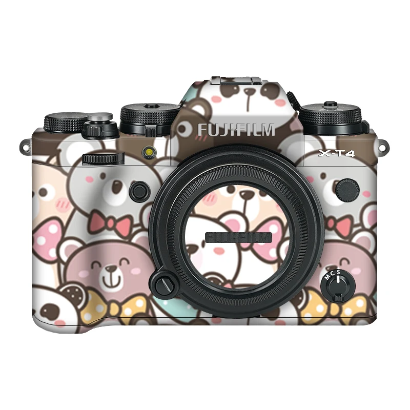 Camera Skin For Fujifilm XT4 X-S10 XT3 XT30 GFX50R GFX100S X100V Camera Body Skin Sticker Fuji Decal Protector Wrap Cover